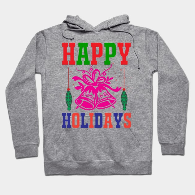 Happy Holiday - Merry Christmas Hoodie by Origami Fashion